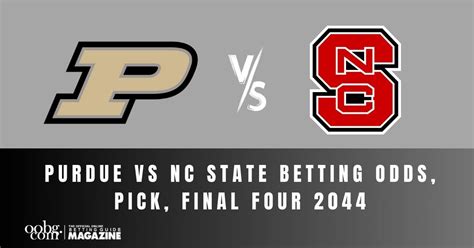 purdue game odds|Purdue vs. NC State Final Four betting odds, pick against the .